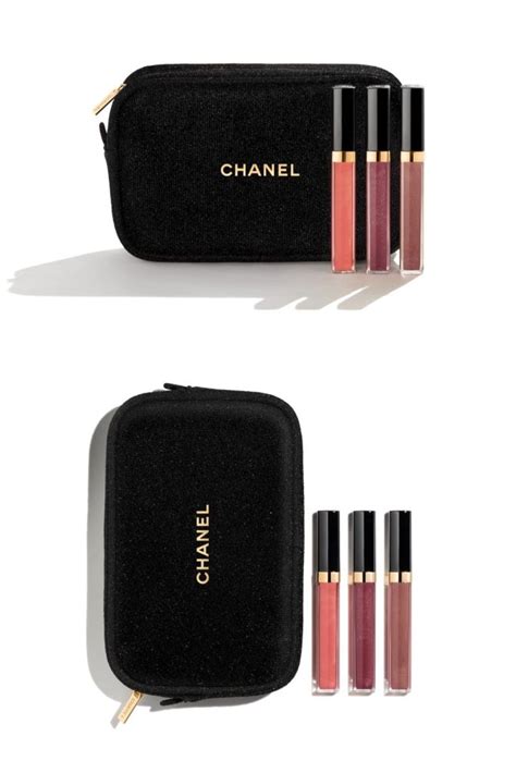 chanel makeup set with bag